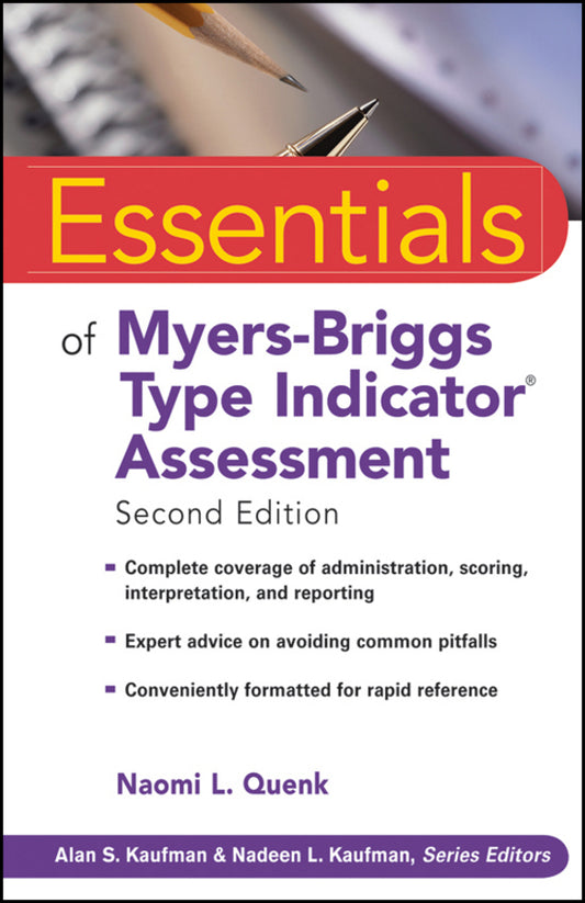 Essentials of Myers-Briggs Type Indicator Assessment (Paperback / softback) 9780470343906