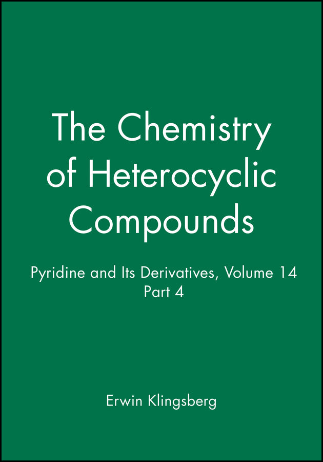 Pyridine and Its Derivatives, Volume 14, Part 4 (Hardback) 9780470380161