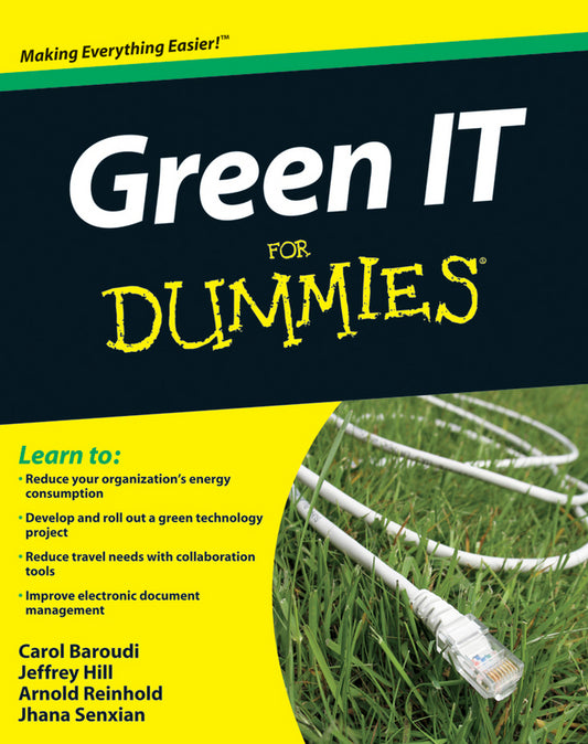 Green IT For Dummies (Paperback / softback) 9780470386880