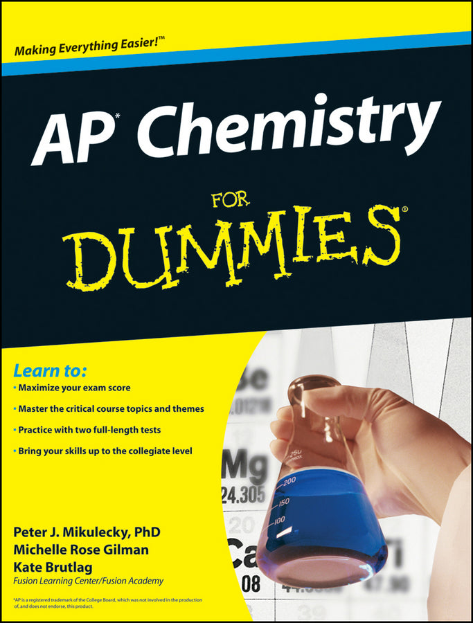 AP Chemistry For Dummies (Paperback / softback) 9780470389768