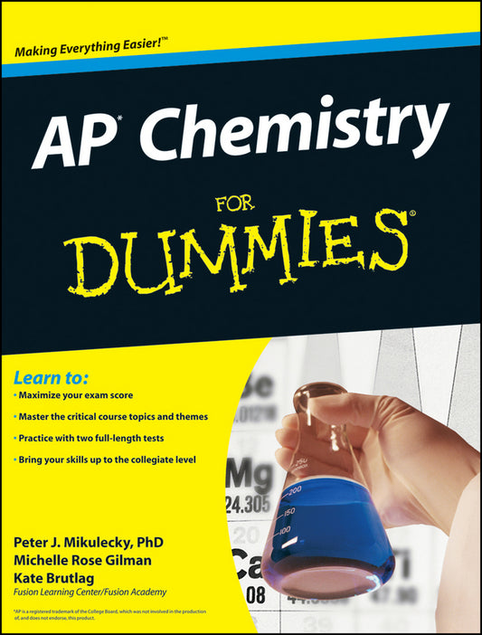 AP Chemistry For Dummies (Paperback / softback) 9780470389768