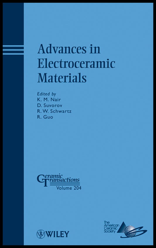 Advances in Electroceramic Materials (Hardback) 9780470408445