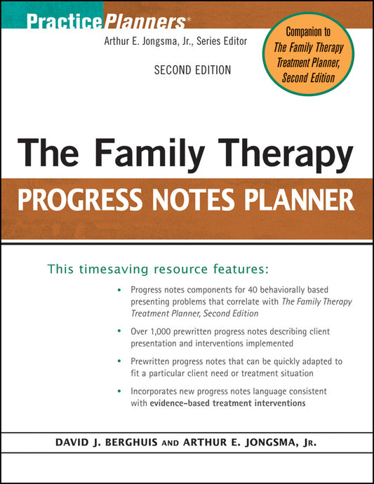 The Family Therapy Progress Notes Planner (Paperback / softback) 9780470448847