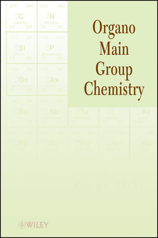 Organo Main Group Chemistry (Paperback / softback) 9780470450338