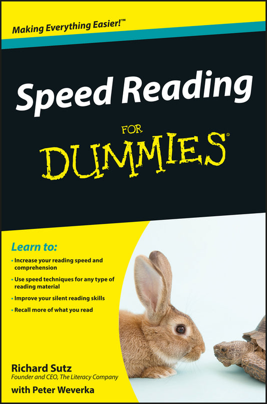 Speed Reading For Dummies (Paperback / softback) 9780470457443
