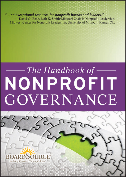 The Handbook of Nonprofit Governance (Hardback) 9780470457634