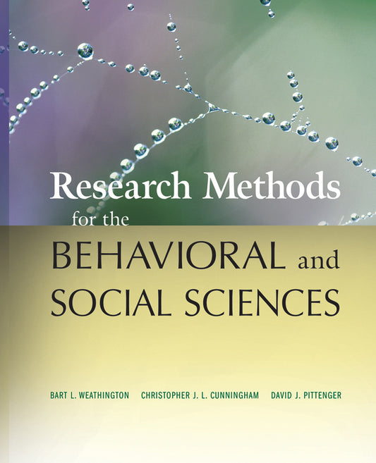 Research Methods for the Behavioral and Social Sciences (Hardback) 9780470458037