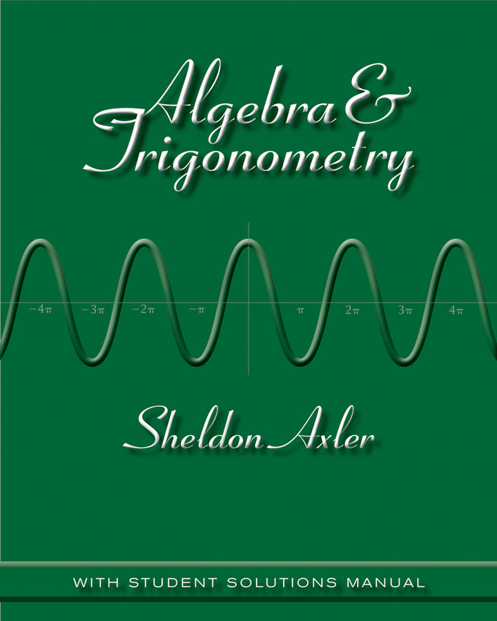 Algebra and Trigonometry (Paperback / softback) 9780470470817