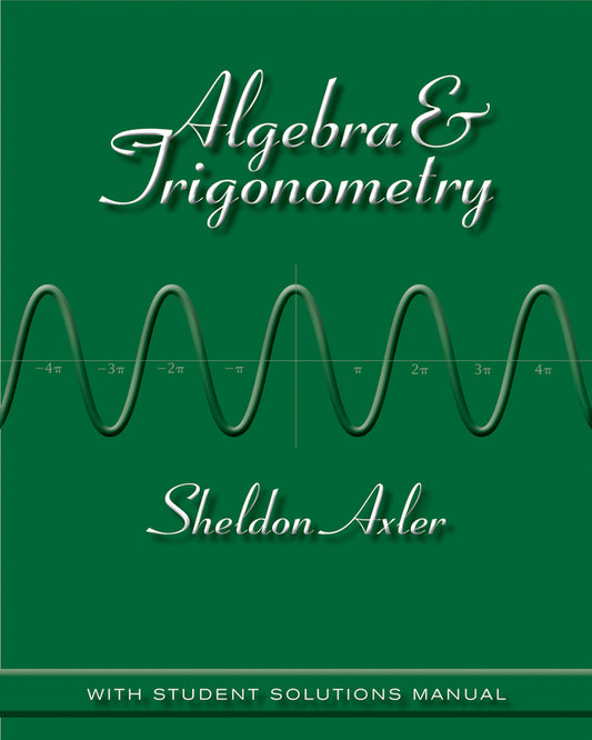 Algebra and Trigonometry (Paperback / softback) 9780470470817