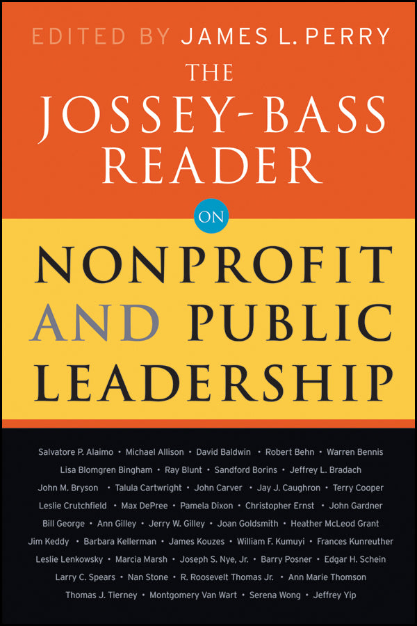 The Jossey-Bass Reader on Nonprofit and Public Leadership (Paperback / softback) 9780470479490