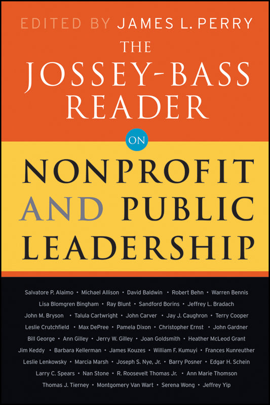 The Jossey-Bass Reader on Nonprofit and Public Leadership (Paperback / softback) 9780470479490