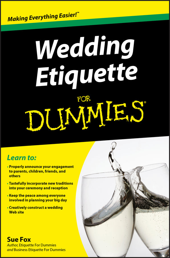 Wedding Etiquette For Dummies (Paperback / softback) 9780470502082