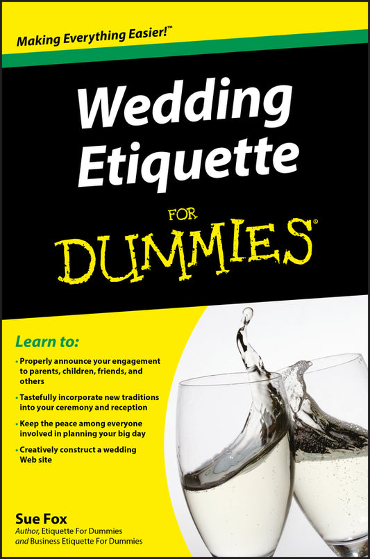 Wedding Etiquette For Dummies (Paperback / softback) 9780470502082
