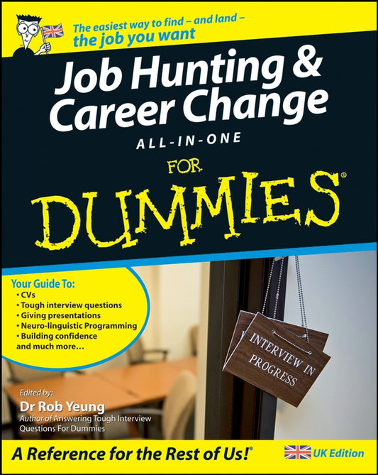 Job Hunting and Career Change All-In-One For Dummies, UK Edition (Paperback / softback) 9780470516119