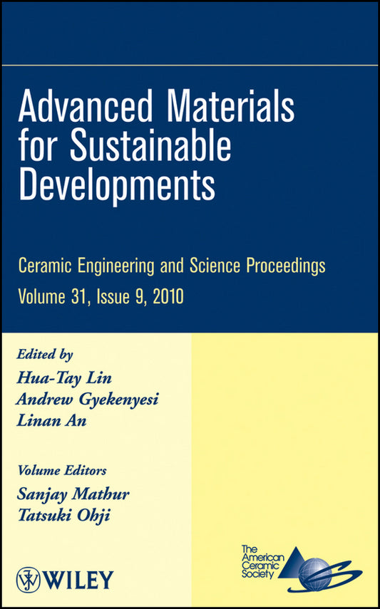 Advanced Materials for Sustainable Developments, Volume 31, Issue 9 (Hardback) 9780470594742