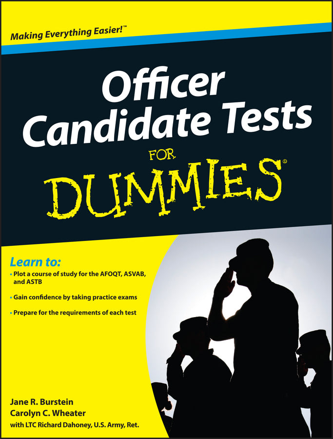 Officer Candidate Tests For Dummies (Paperback / softback) 9780470598764