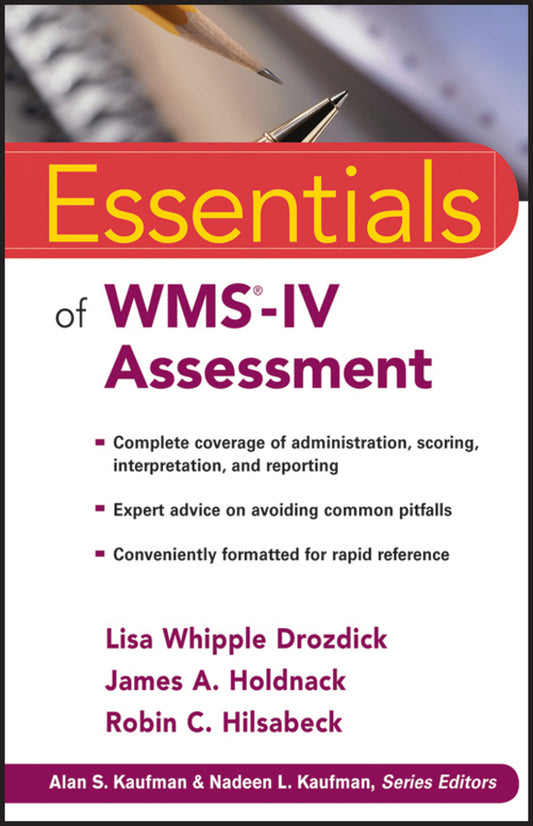 Essentials of WMS-IV Assessment (Paperback / softback) 9780470621967