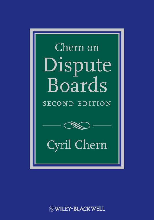 Chern on Dispute Boards (Hardback) 9780470670330