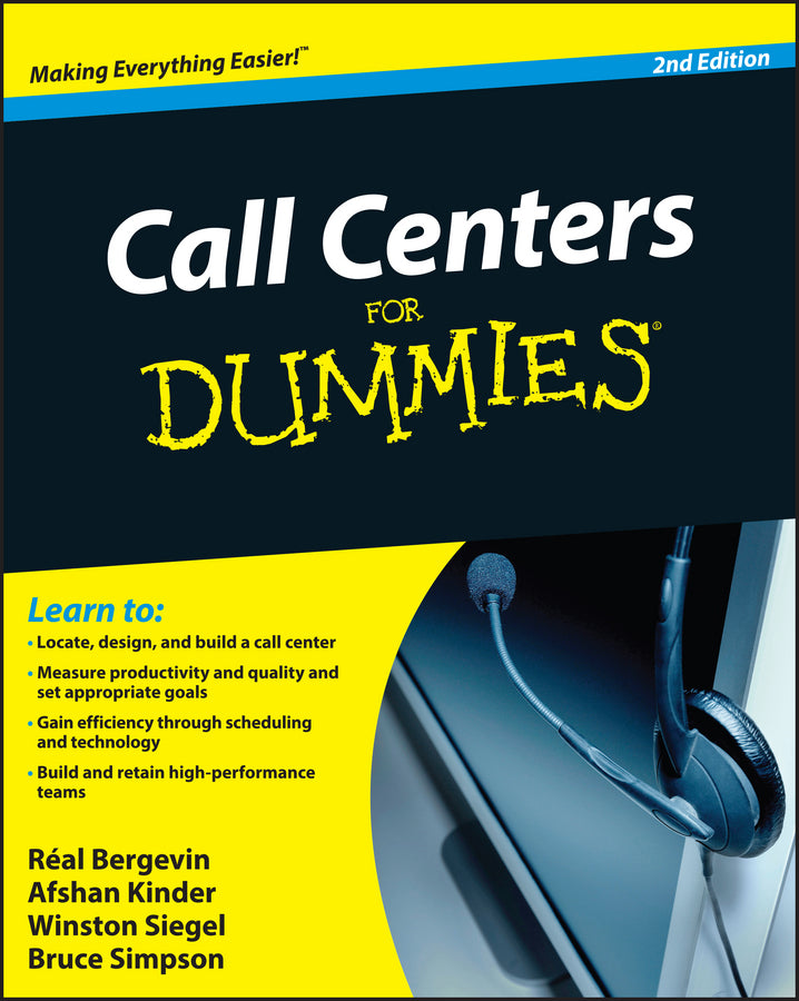 Call Centers For Dummies (Paperback / softback) 9780470677438