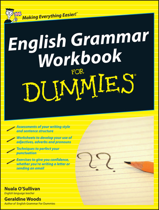 English Grammar Workbook For Dummies, UK Edition (Paperback / softback) 9780470688304