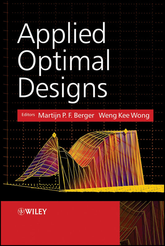 Applied Optimal Designs (Hardback) 9780470856970