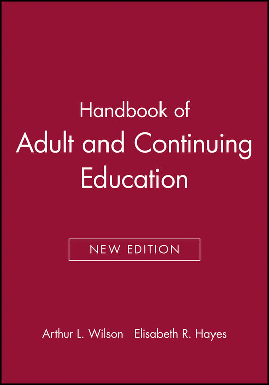 Handbook of Adult and Continuing Education (Paperback / softback) 9780470907481