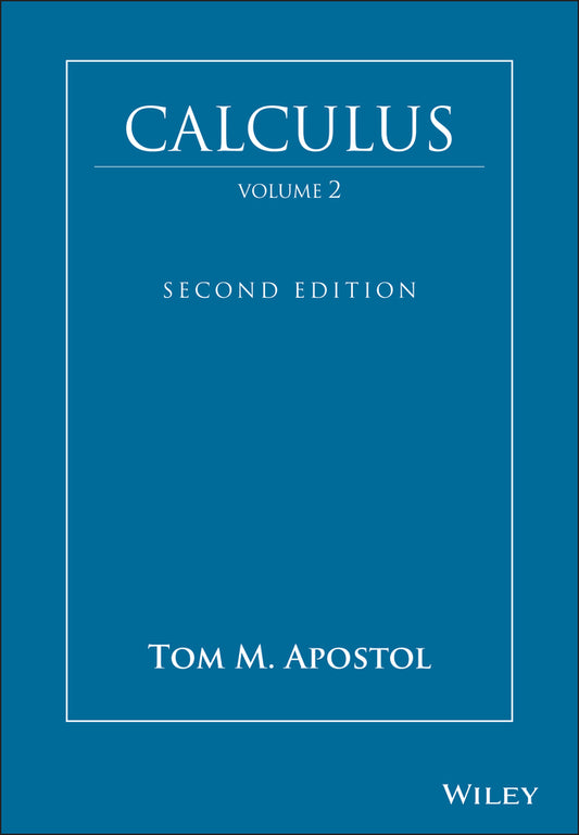 Calculus, Volume 2 (Hardback) 9780471000075