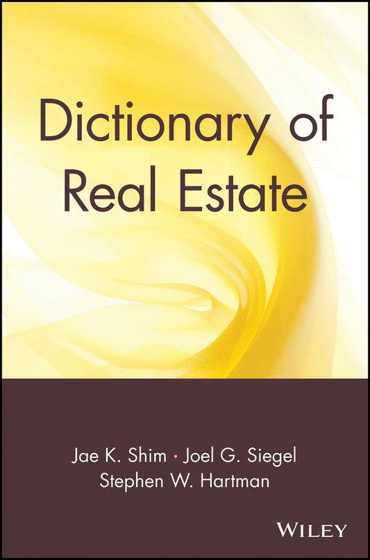 Dictionary of Real Estate (Paperback / softback) 9780471013358