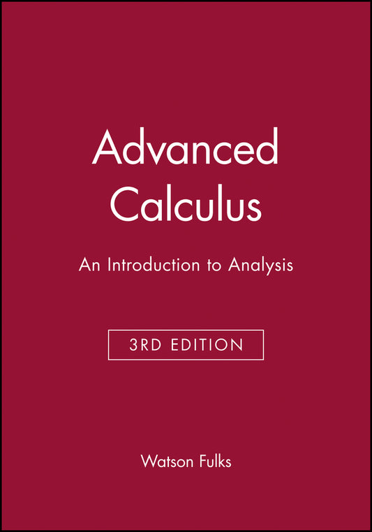 Advanced Calculus; An Introduction to Analysis, Global Edition (Hardback) 9780471021957
