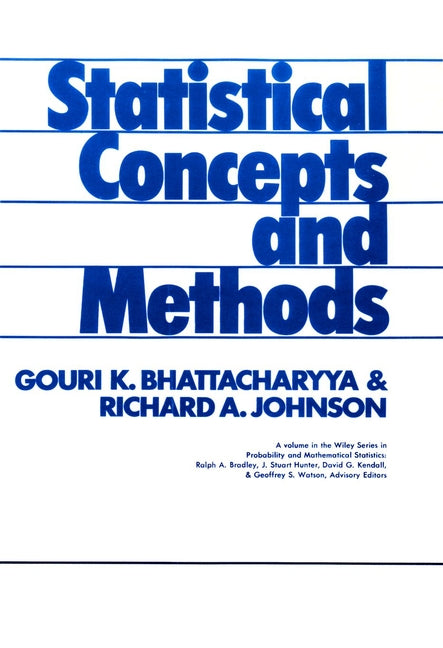 Statistical Concepts and Methods (Paperback / softback) 9780471072041