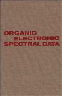 Organic Electronic Spectral Data, Volume 30, 1988 (Hardback) 9780471109716