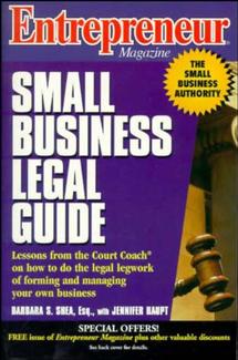 Entrepreneur Magazine; Small Business Legal Guide (Paperback / softback) 9780471119517