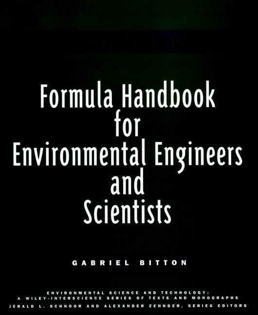 Formula Handbook for Environmental Engineers and Scientists (Paperback / softback) 9780471139058