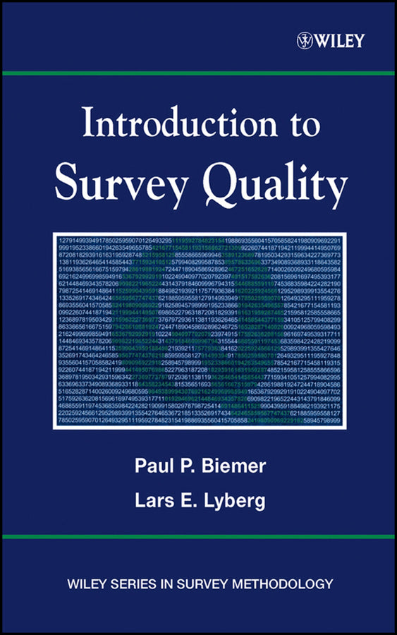 Introduction to Survey Quality (Hardback) 9780471193753