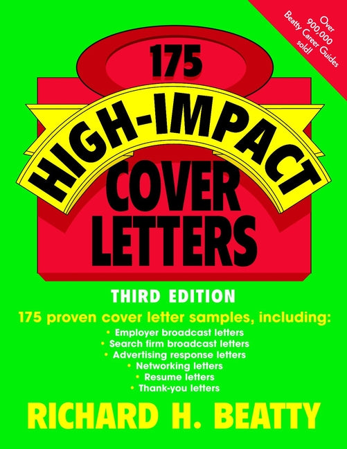 175 High-Impact Cover Letters (Paperback / softback) 9780471210849