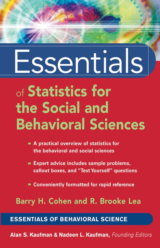 Essentials of Statistics for the Social and Behavioral Sciences (Paperback / softback) 9780471220312
