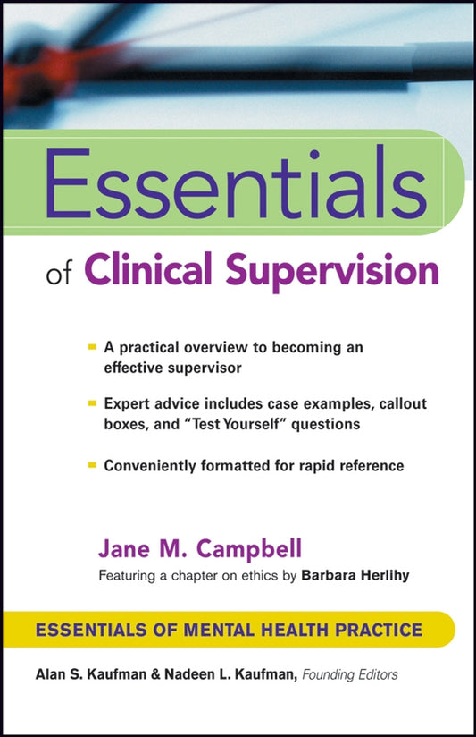 Essentials of Clinical Supervision (Paperback / softback) 9780471233046