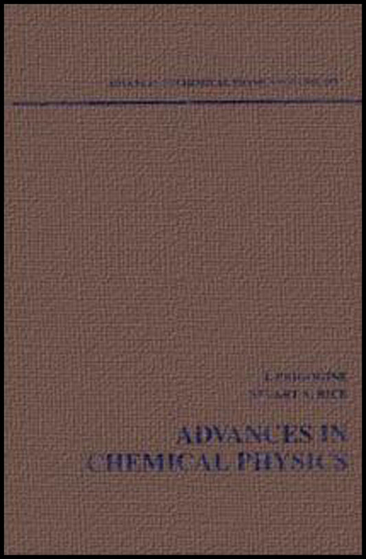 Advances in Chemical Physics, Volume 103 (Hardback) 9780471247524