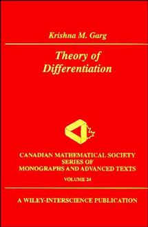 Theory of Differentiation; A Unified Theory of Differentiation Via New Derivate Theorems and New Derivatives (Hardback) 9780471253877