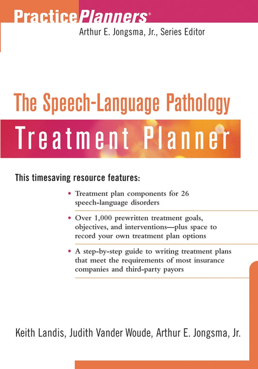 The Speech-Language Pathology Treatment Planner (Paperback / softback) 9780471275046