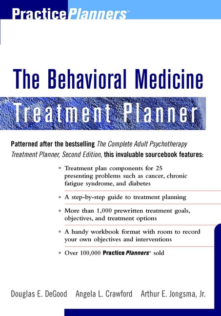 The Behavioral Medicine Treatment Planner (Paperback / softback) 9780471319238