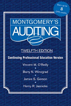 Montgomery Auditing Continuing Professional Education (Paperback / softback) 9780471346050