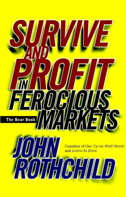 The Bear Book; Survive and Profit in Ferocious Markets (Paperback / softback) 9780471348825