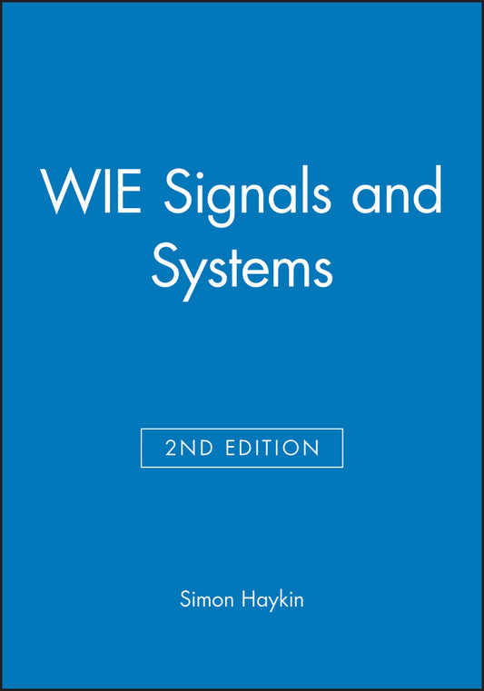 Signals and Systems, International Edition (Hardback) 9780471378518