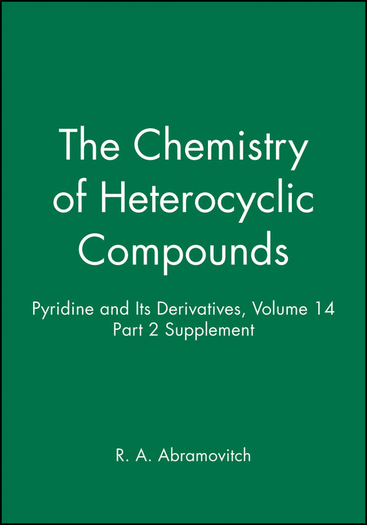 Pyridine and Its Derivatives, Volume 14, Part 2 Supplement (Hardback) 9780471379140