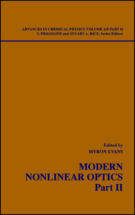 Modern Nonlinear Optics, Volume 119, Part 2 (Hardback) 9780471389316