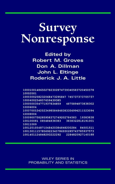 Survey Nonresponse (Hardback) 9780471396277