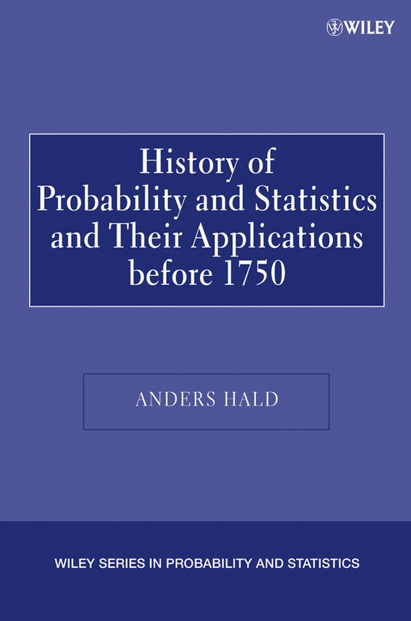 A History of Probability and Statistics and Their Applications before 1750 (Paperback / softback) 9780471471295