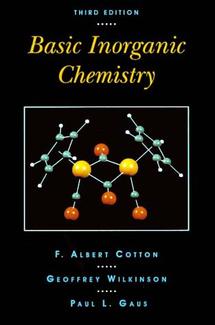 Basic Inorganic Chemistry (Hardback) 9780471505327