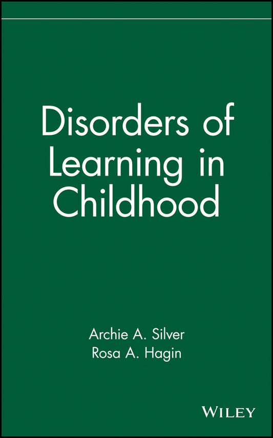 Disorders of Learning in Childhood (Hardback) 9780471508281